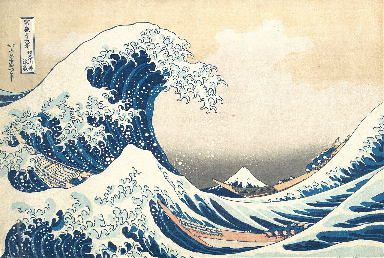 Katsushika Hokusai : Kanagawa waves
