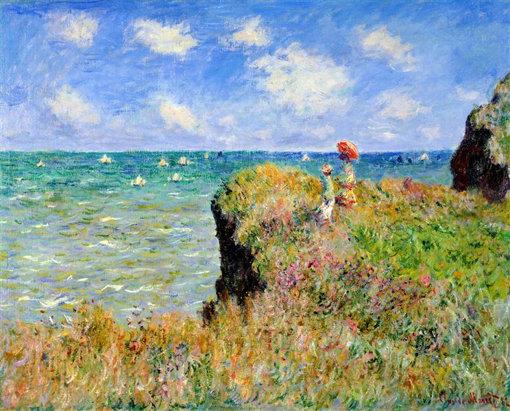 Claude Monet : Séta a kőszirten